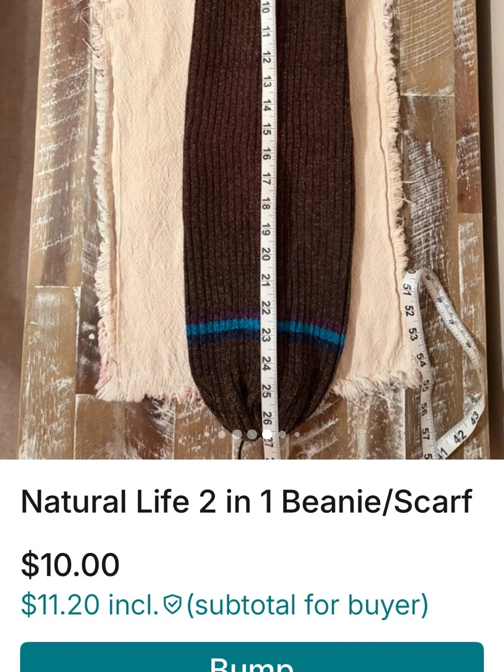 NATURAL LIFE 2 IN 1 BEANIE